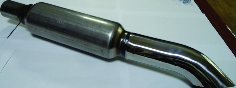 Abafador inox com ponteira